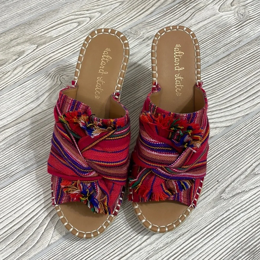 Altar'd State Bright Hesper Espadrille Wedges